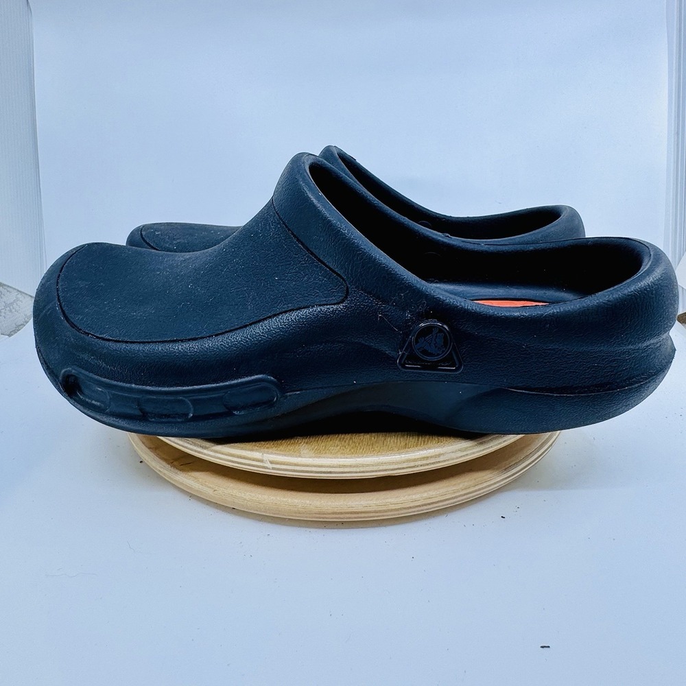 Crocs Bistro Work Clog Men's 12 Black Slip Resistant Shoes Slip On